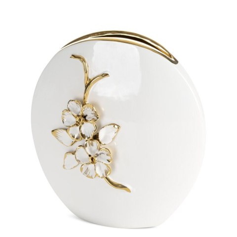 WAZON DEKORACYJNY SARA (03) 20 X 7 X 21 CM BIAŁY