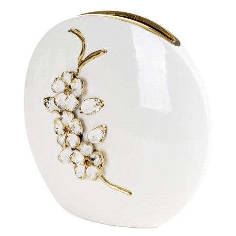 WAZON DEKORACYJNY SARA (04) 28 X 9 X 26 CM BIAŁY