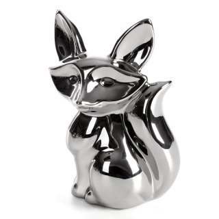 FIGURKA DEKORACYJNA FABIO (01) 13 X 8 X 19 CM SREBRNY