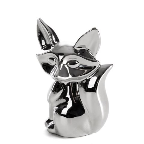 FIGURKA DEKORACYJNA FABIO (02) 10 X 8 X 15 CM SREBRNY