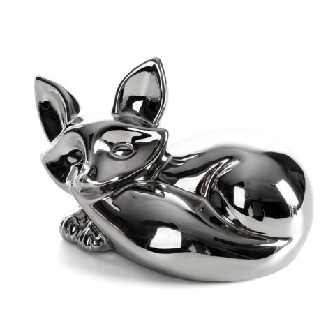 FIGURKA DEKORACYJNA FABIO (03) 18 X 11 X 11 CM SREBRNY