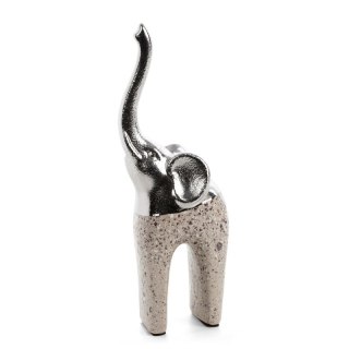 FIGURKA DEKORACYJNA LAILA (02) 11 X 7 X 30 CM SREBRNY