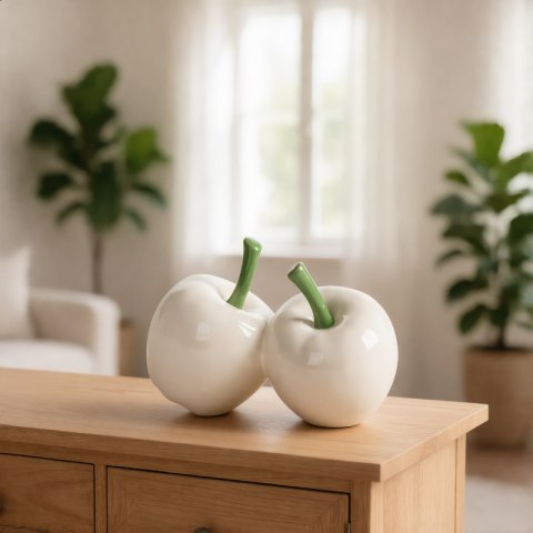 FIGURKA DEKORACYJNA SIMON 18 X 10 X 13 CM KREMOWY