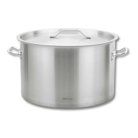 GARNEK GASTRONOMICZNY Z POKRYWĄ STALOWĄ Ø40cm 32L KINGHOFF KH-2026