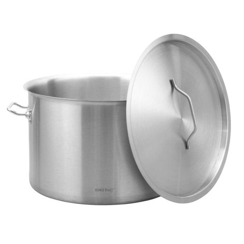 GARNEK GASTRONOMICZNY Z POKRYWĄ STALOWĄ Ø40cm 32L KINGHOFF KH-2026