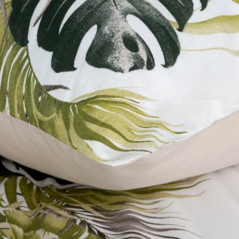 KOMPLET POŚCIELI BAWEŁNIANEJ AMBER 140 X 200 CM BIAŁY