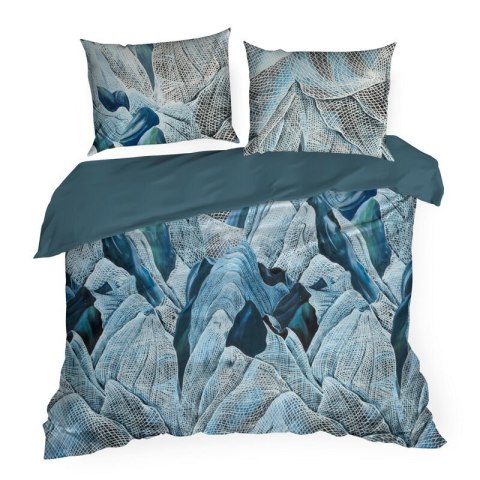 KOMPLET POŚCIELI SATYNOWEJ PREMIUM29 220 X 200 CM TURKUSOWY