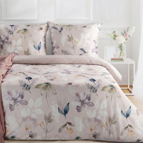 KOMPLET POŚCIELI SATYNOWEJ PREMIUM33 160 X 200 CM JASNORÓŻOWY