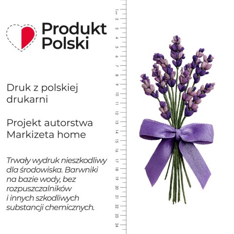 LAWENDA Zazdrostka żakardowa 626120, wysokość 70cm, kolor 010 fioletowy D00429/ZAZ/010/000070/1