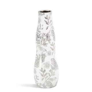 WAZON DEKORACYJNY RITA (02) O 30 X 10 CM BIAŁY