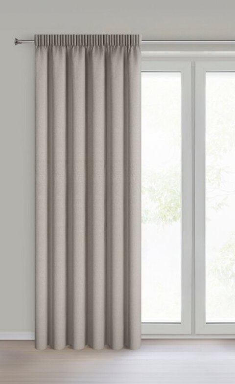 ZASŁONA GOTOWA ZOEY NA TAŚMIE 140 X 270 CM CIEMNOBEŻOWY