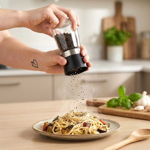 ZESTAW RĘCZNYCH MŁYNKÓW DO PIEPRZU I SOLI SZKLANYCH 259460