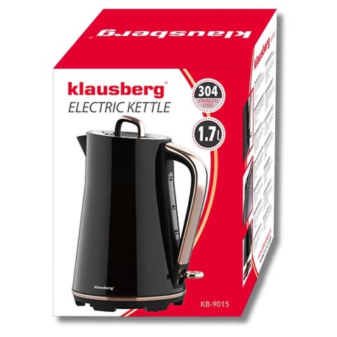 CZAJNIK ELEKTRYCZNY 1,7L KLAUSBERG KB-9015 CZARNY