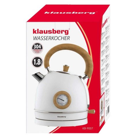 CZAJNIK ELEKTRYCZNY 1,8L Z TERMOMETREM KLAUSBERG KB-9007 RETRO