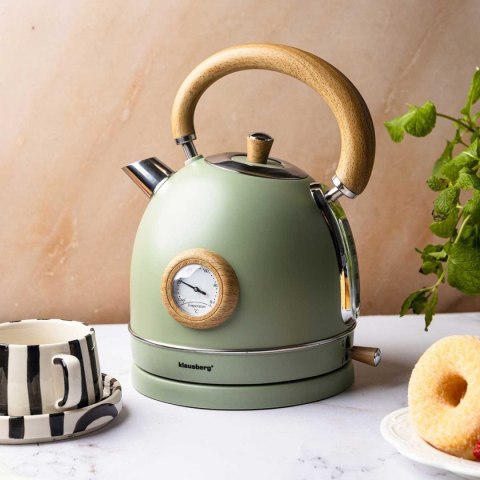 CZAJNIK ELEKTRYCZNY 1,8L Z TERMOMETREM KLAUSBERG KB-9008 RETRO