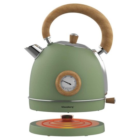 CZAJNIK ELEKTRYCZNY 1,8L Z TERMOMETREM KLAUSBERG KB-9008 RETRO