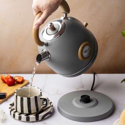 CZAJNIK ELEKTRYCZNY 1,8L Z TERMOMETREM KLAUSBERG KB-9009 RETRO