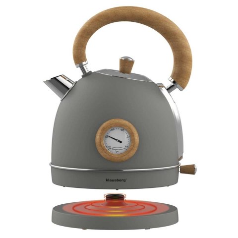 CZAJNIK ELEKTRYCZNY 1,8L Z TERMOMETREM KLAUSBERG KB-9009 RETRO