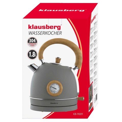 CZAJNIK ELEKTRYCZNY 1,8L Z TERMOMETREM KLAUSBERG KB-9009 RETRO