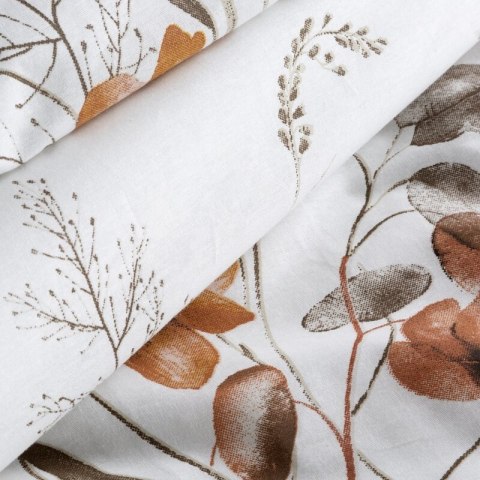 KOMPLET POŚCIELI BAWEŁNIANEJ CELINE 140 X 200 CM BIAŁY