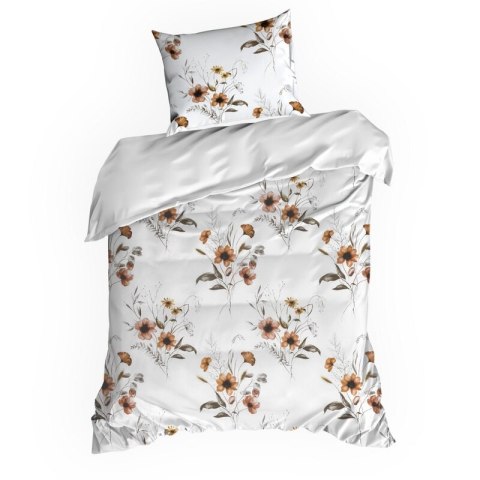 KOMPLET POŚCIELI BAWEŁNIANEJ CELINE 160 X 200 CM BIAŁY