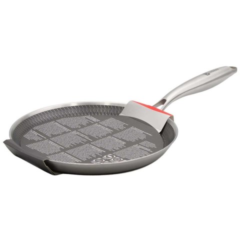 PATELNIA STALOWA DO NALEŚNIKÓW 24cm Z POWŁOKĄ PLASTER MIODU 5546