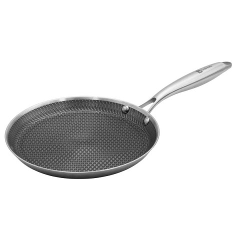 PATELNIA STALOWA DO NALEŚNIKÓW 28cm Z POWŁOKĄ PLASTER MIODU 5547