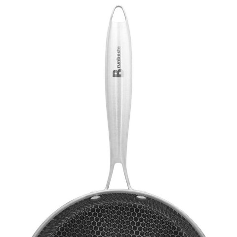 PATELNIA STALOWA DO NALEŚNIKÓW 28cm Z POWŁOKĄ PLASTER MIODU 5547