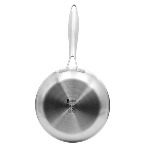 PATELNIA STALOWA Z POKRYWKĄ 26cm POWŁOKA PLASTER MIODU 5555