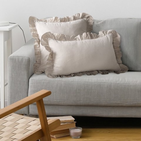 POSZEWKA FALBANKA 30 X 50 CM BEŻOWY