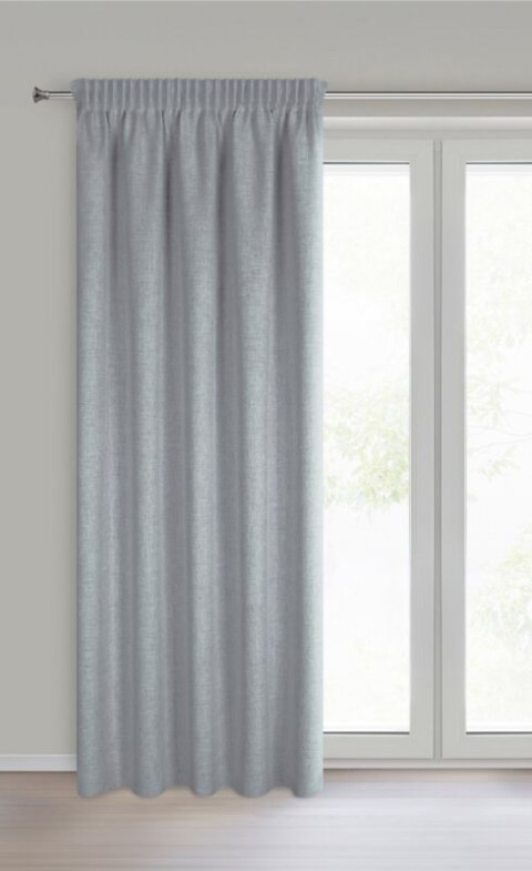 ZASŁONA GOTOWA JULA2 NA TAŚMIE 140 X 270 CM CIEMNONIEBIESKI