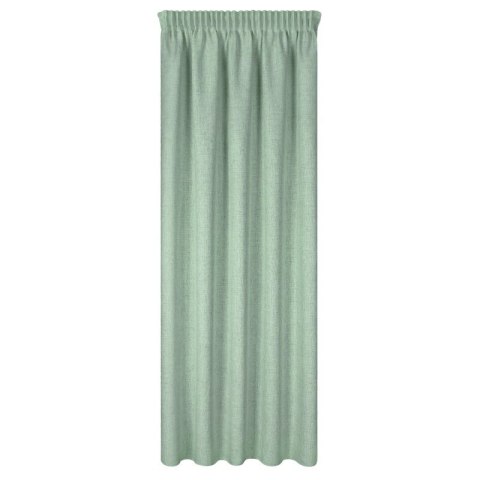 ZASŁONA GOTOWA JULA2 NA TAŚMIE 140 X 270 CM CIEMNOZIELONY
