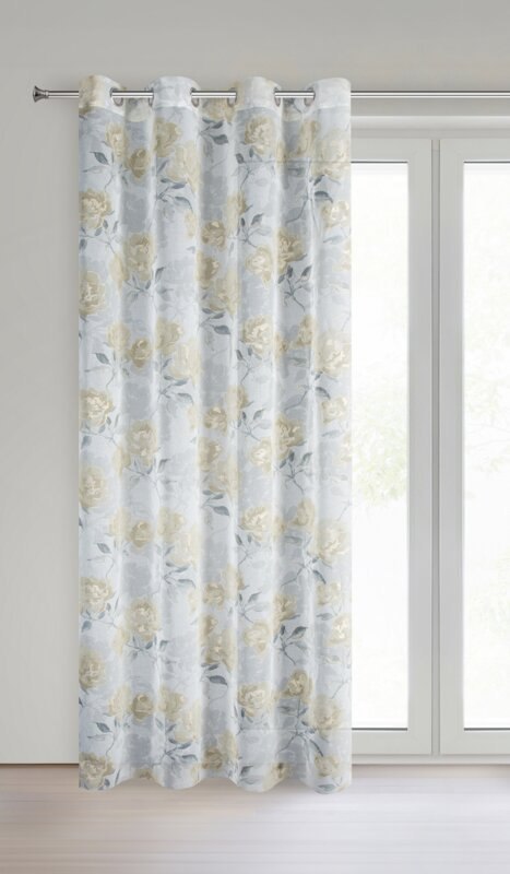 FIRANA GOTOWA INARI 140 X 250 CM SREBRNY