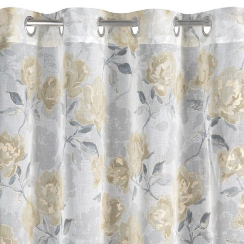 FIRANA GOTOWA INARI 140 X 250 CM SREBRNY