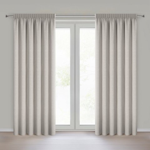 ZASŁONA GOTOWA ZOEY NA TAŚMIE 140 X 270 CM BEŻOWY