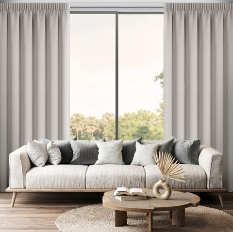 ZASŁONA GOTOWA ZOEY NA TAŚMIE 140 X 270 CM BEŻOWY