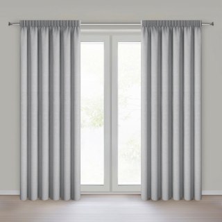 ZASŁONA GOTOWA ZOEY NA TAŚMIE 140 X 270 CM SREBRNY