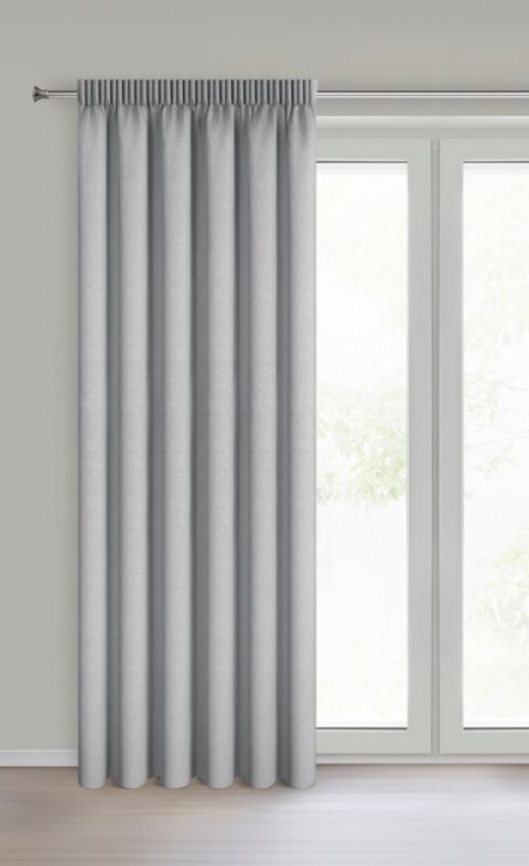 ZASŁONA GOTOWA ZOEY NA TAŚMIE 140 X 270 CM SREBRNY