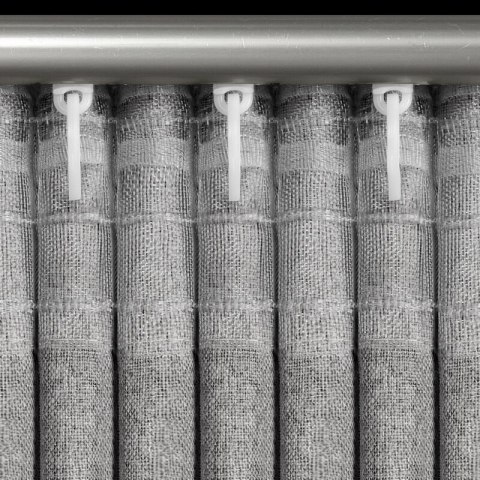 ZASŁONA GOTOWA ZOEY NA TAŚMIE 140 X 270 CM SREBRNY