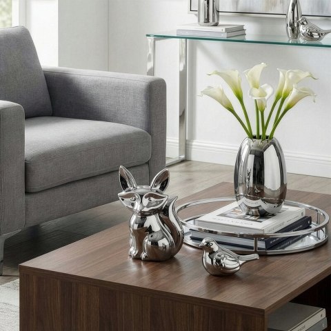 FIGURKA DEKORACYJNA FABIO (02) 10 X 8 X 15 CM SREBRNY