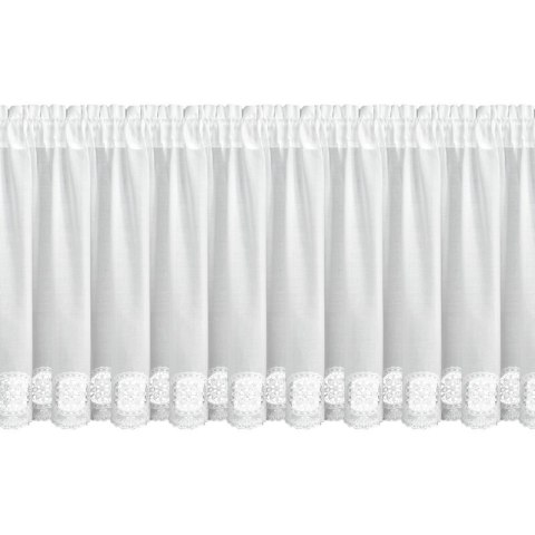 FIRANA GOTOWA LILA NA TAŚMIE 150 X 40 CM BIAŁY