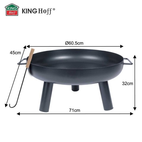 PALENISKO OGRODOWE 60cm KINGHOFF KH-2031