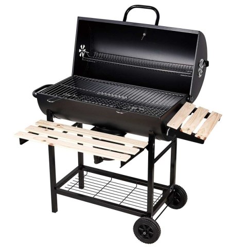 DUŻY GRILL WĘGLOWY NA KÓŁKACH Z PÓŁKAMI KLAUSBERG KB-9033