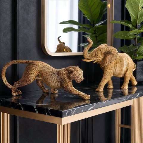 FIGURKA DEKORACYJNA ZURI 27 X 10 X 21 CM ZŁOTY