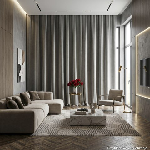 MATT VELVET Tkanina dekoracyjna, wysokość 320cm, kolor 011 jasny szary MATVEL/TDP/011/000320/1