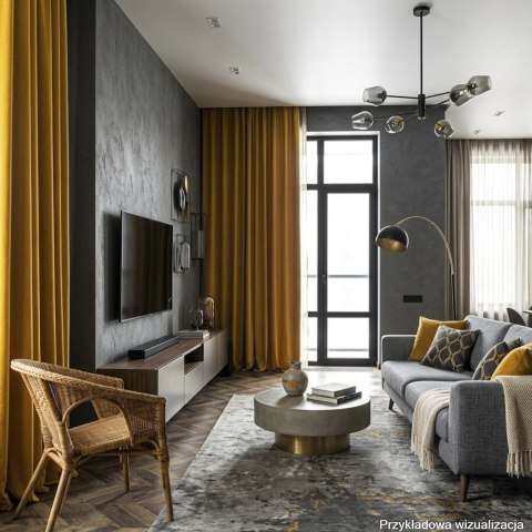 MATT VELVET Tkanina dekoracyjna, wysokość 320cm, kolor 025 szafranowy MATVEL/TDP/025/000320/1