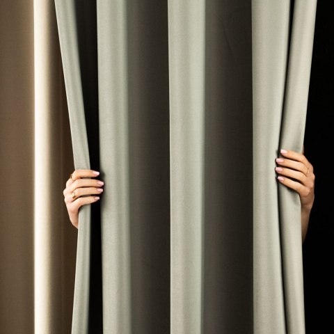 MATT VELVET Tkanina dekoracyjna, wysokość 320cm, kolor 112 szarozielony MATVEL/TDP/112/000320/1