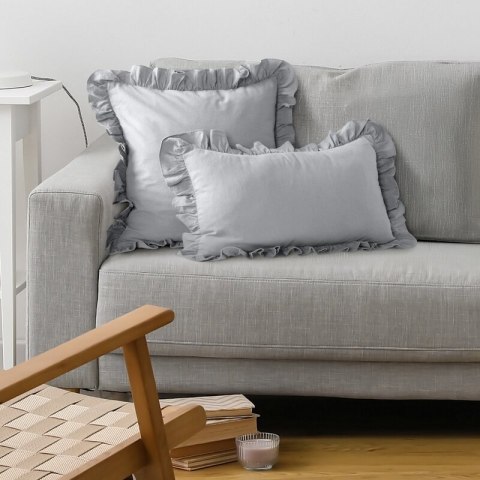 POSZEWKA FALBANKA 30 X 50 CM SREBRNY