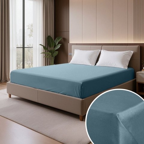 PRZEŚCIERADŁO NOVA 180 X 210 CM NIEBIESKI