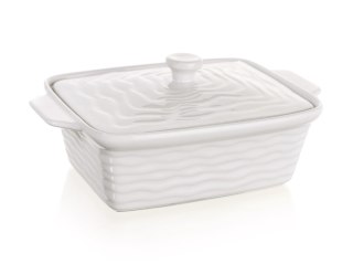 MISA NACZYNIE CERAMICZNE Z POKRYWĄ DO ZAPIEKANIA 28x18cm BANQUET